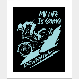 MTB Bike Lovers Mountain Biking Biker Gift Idea Posters and Art